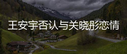 捏造认与关晓彤恋凭空追责王安宇否 将情