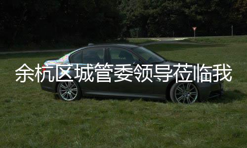 管委考察领导莅临我司余杭区城
