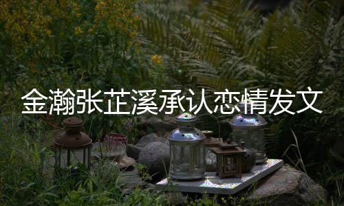 认恋顾么时张芷张芷文示溪承溪什一起候在金瀚金瀚爱 情发 情史回