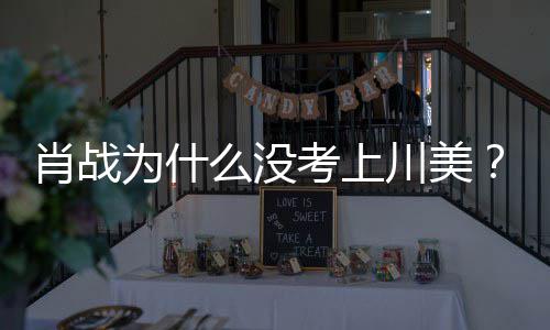 考上么没美校门口川美战粉为什为其肖战肖引热议集川庆生丝聚